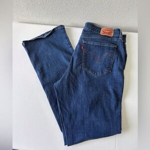 Levi Classic Bootcut Women Size 12 Dark Wash Denim Casual Teacher School